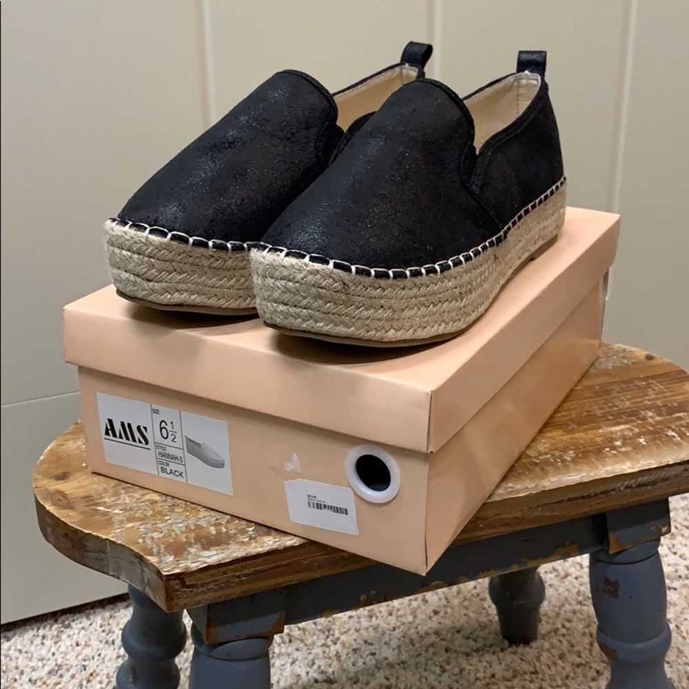 Platform Suede Sneakers size 6 1/2